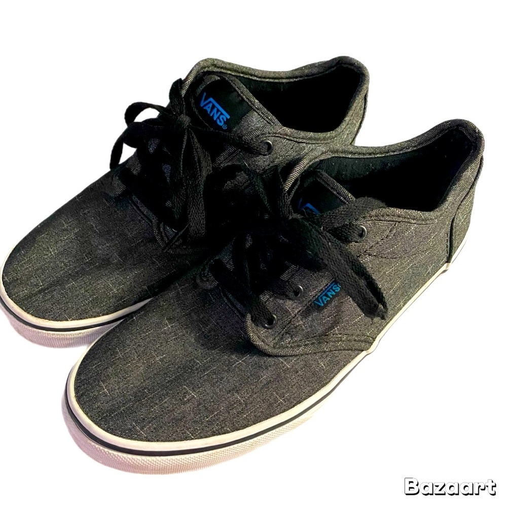 VANS Atwood Sneakers, Off the Wall, Canvas, Youth Sz 6.5, Kicks, unisex